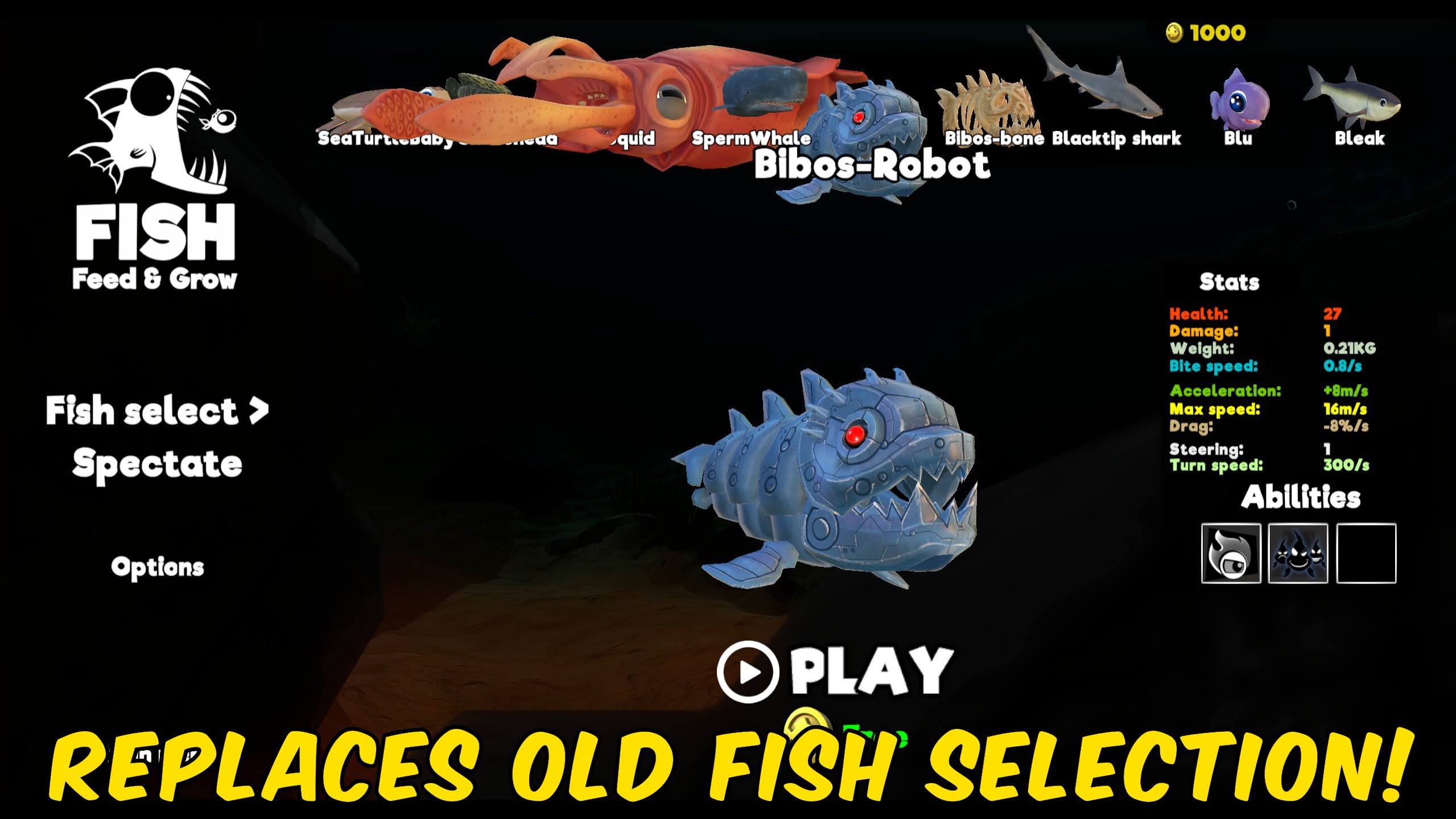 Feed and Grow: Fish — Better Fish Selection Screen (screenshot 3)